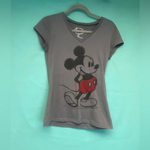 Disney Mickey Mouse Shirt in Junior Size 7/9. Gray